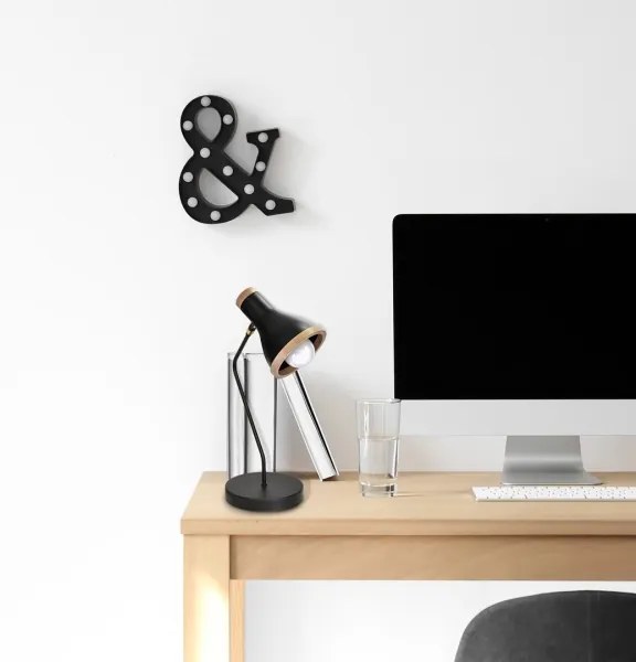 Lampă de masă HOLLY 1xE27/60W/230V