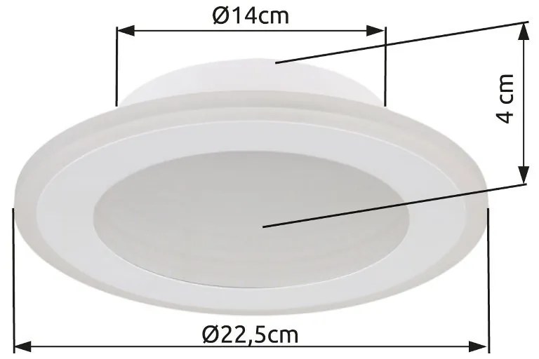 Plafoniera LED cu efect de oglinda 3D LAMELA