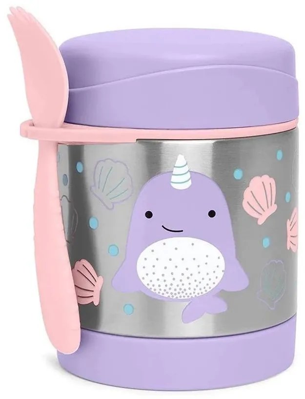 Caserolă termică cu lingură/furculiță ZOO 325 ml narval Skip Hop