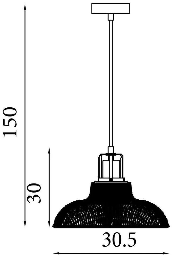 Lustra, Pendul din sticla Glossop