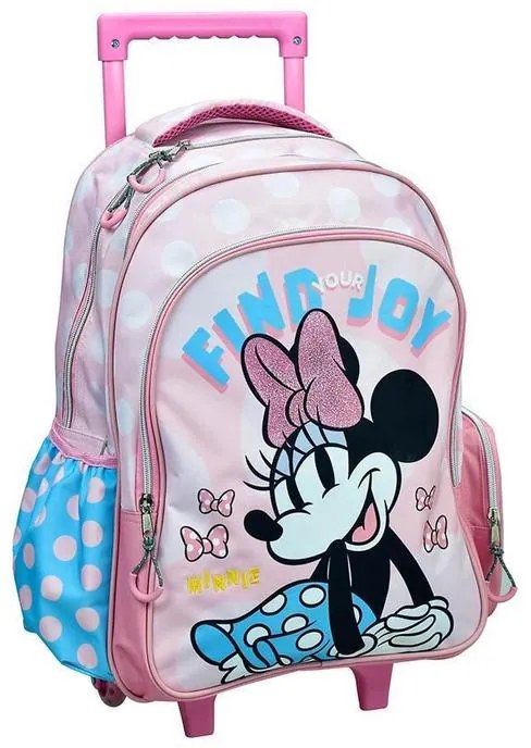 Disney Minnie Joy ghiozdan cu roți, geantă de 46 cm