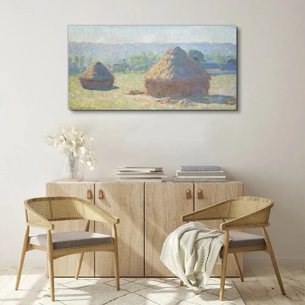 Tablou canvas Monede de fân de la sfârșitul verii