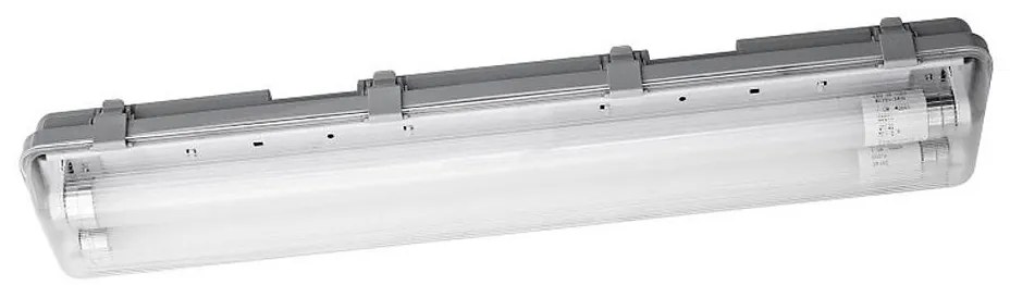 Corp de iluminat LED fluorescent industrial DAMP T8 2xG13/7W/230V IP65 Ledvance