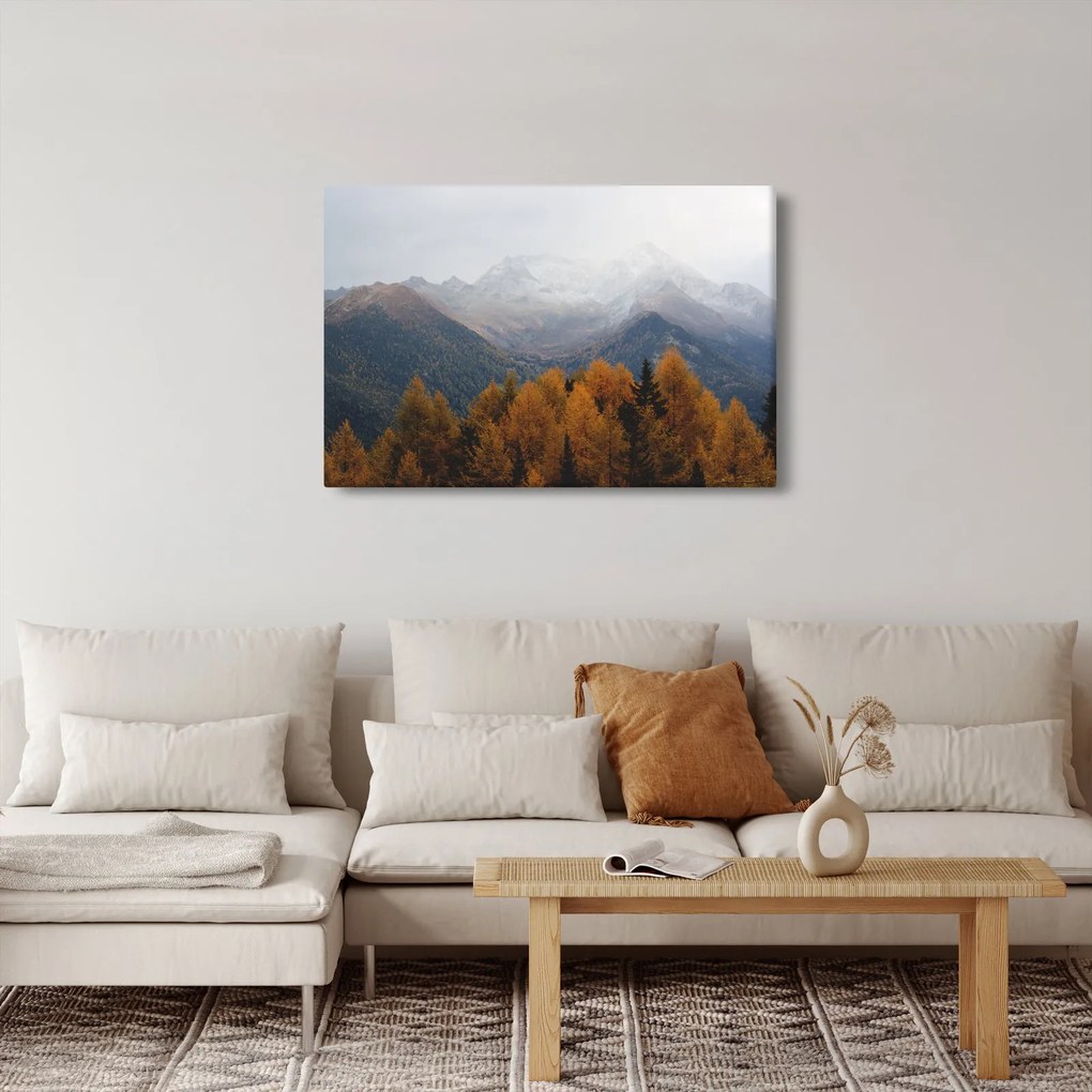 Tablou - Crestele munților (90x60 cm)