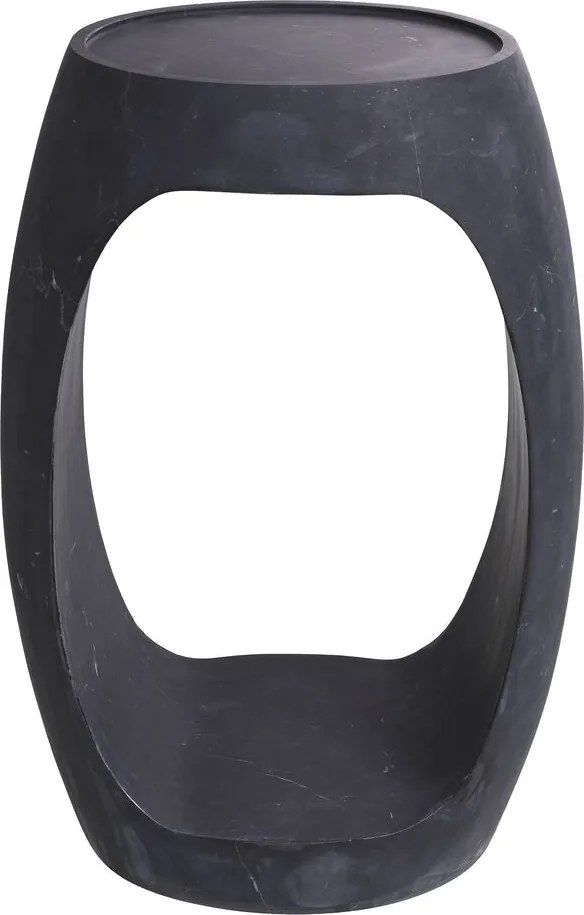 Masuta laterala design LUX Clipper high, negru 115369 HZ