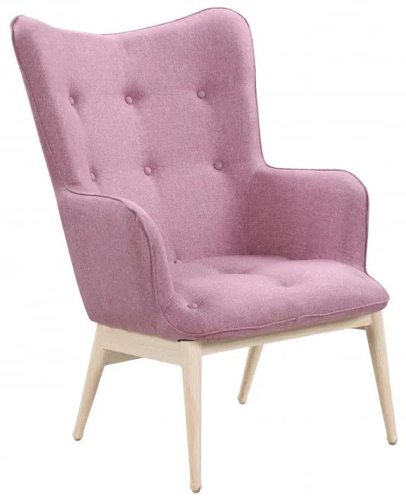 Fotoliu tapițat Sit&amp;Chairs roz