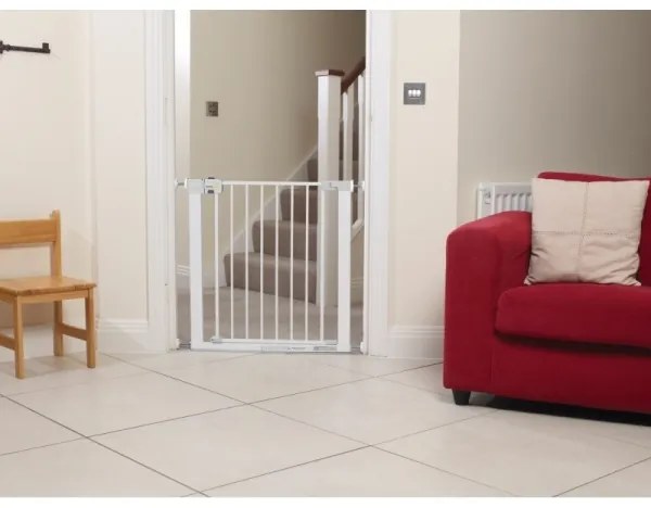 Safety 1st - Barieră de siguranță EASY CLOSE albă