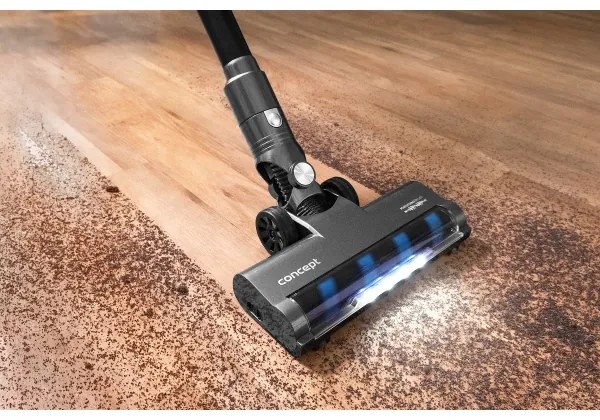 Aspirator vertical de mână 2 în 1 Concept VP6040 ICONIC ANIMAL 200W/22,2V 2200 mAh albastru