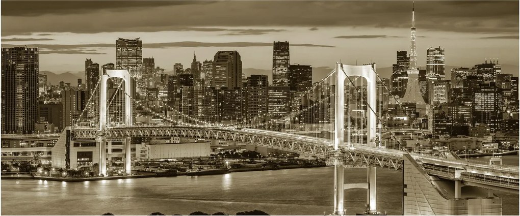 Tablou - Orașul de aur (120x50 cm)
