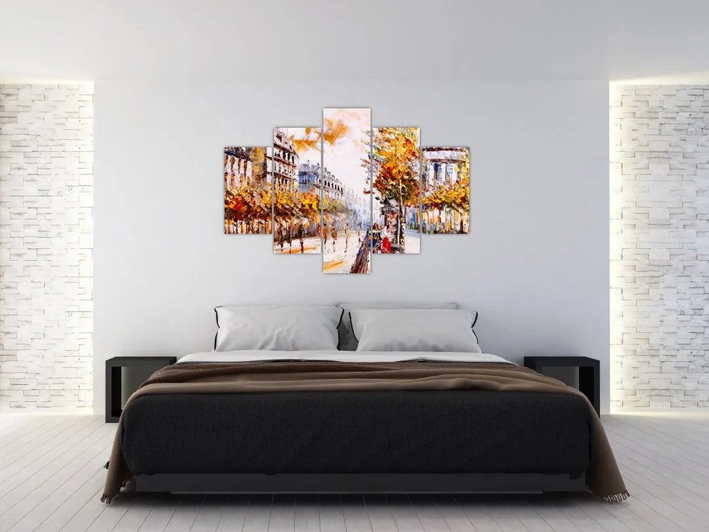 Tablou - Strada din Paris (150x105 cm)