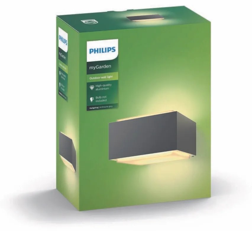 Lampă de perete exterior Philips 17337/93/PN Hedgehog 1x E27 42 W  IP44,