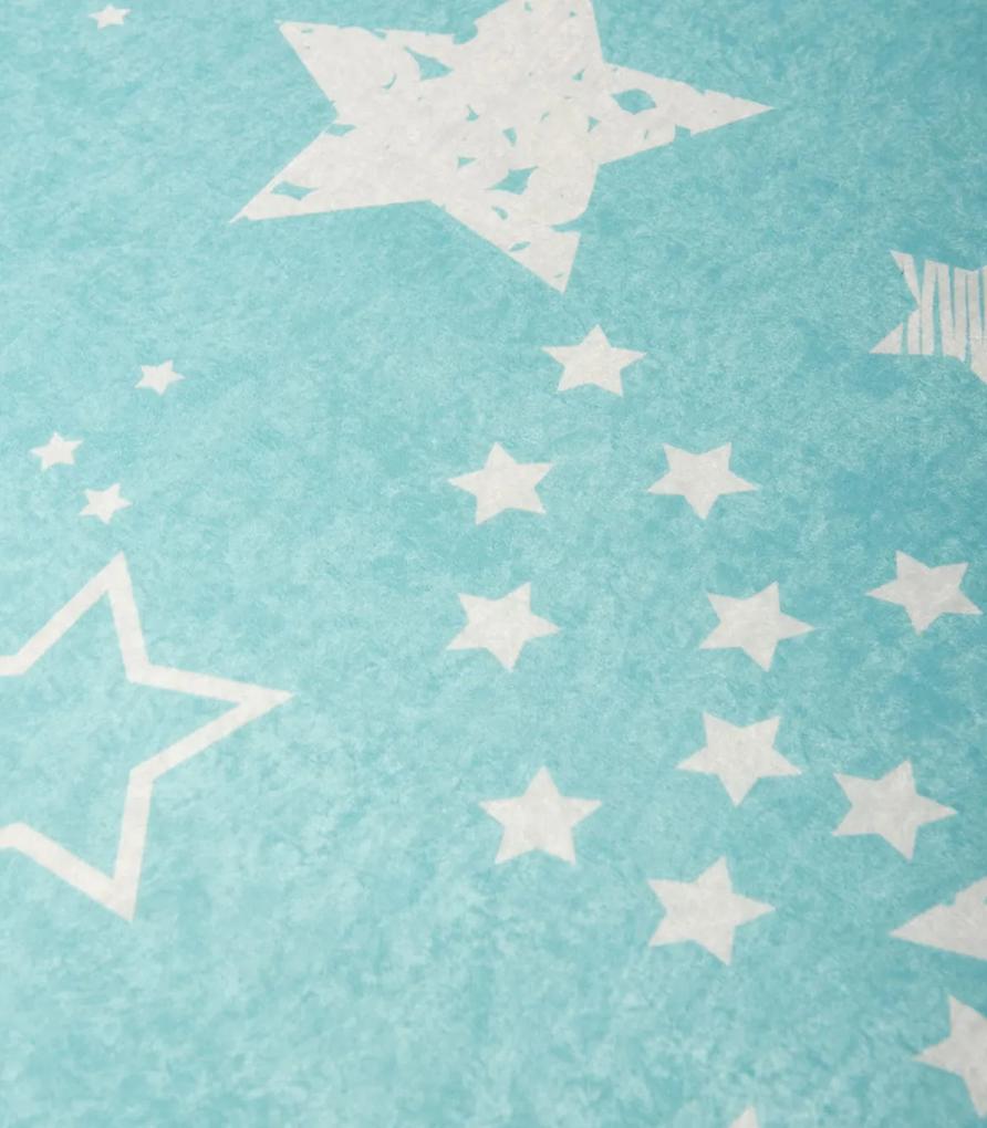 Covor pentru copii Stars Bleu 100x160 cm