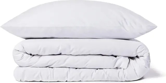 Lenjerie de pat din bumbac CALMORA albă Dimensiune lenjerie de pat: 2 buc 70 x 90 cm | 200 x 220 cm