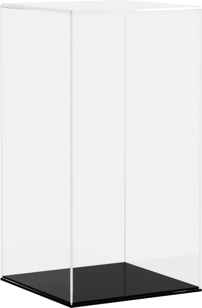 vidaXL Cutie de prezentare, transparent, 20x20x38 cm, acril