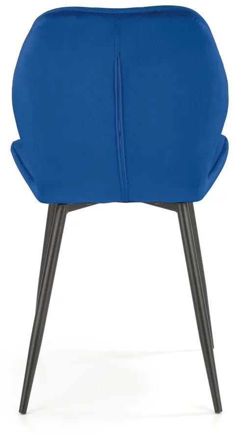 Scaun K453 velvet bleumarin