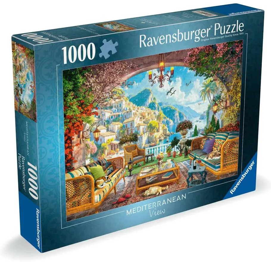 PUZZLE TERASA MEDITERANEANA 1000 PIESE - RAVENSBURGER (RVSPA01576)