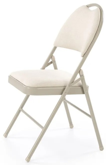 Scaun pliabil K566 bej H86 cm