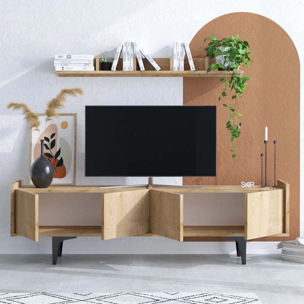 Mobilier living Aliex 1 (stejar zafir). 1063166