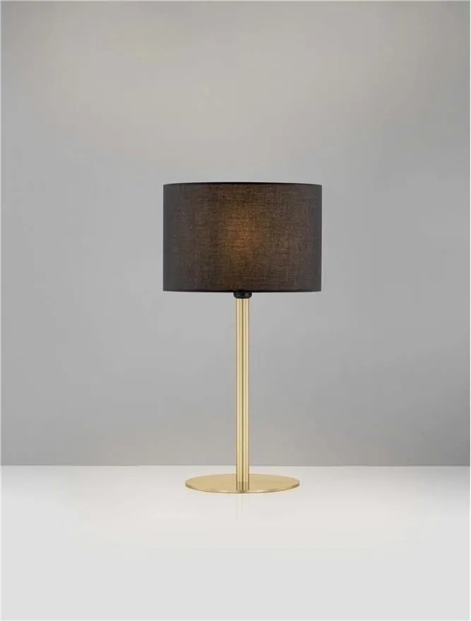 Veioza/Lampa de masa design decorativ SIBNIA alama/negru