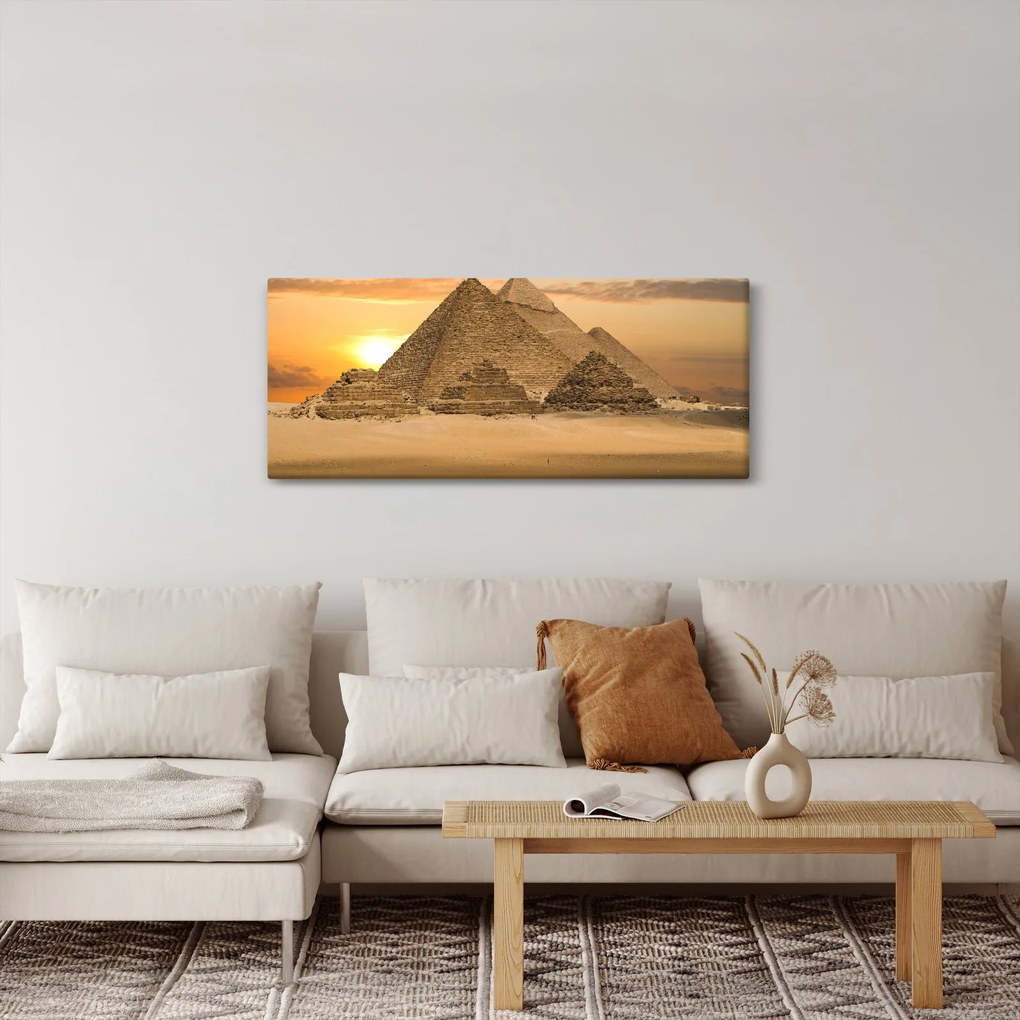 Tablou - Piramidele (120x50 cm)