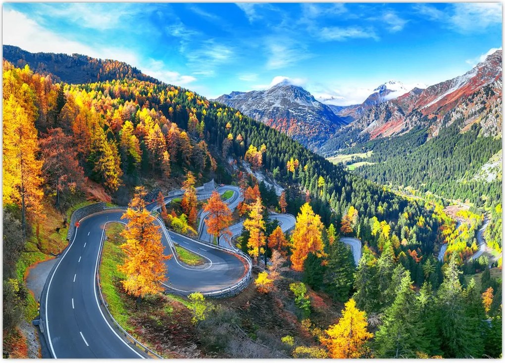 Tablou - Trecătoarea Malay Pass (70x50 cm)