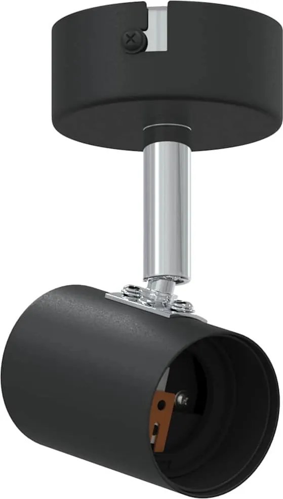 vidaXL Spot de tavan Negru 6,5 x 6 x 11,5 cm Metal