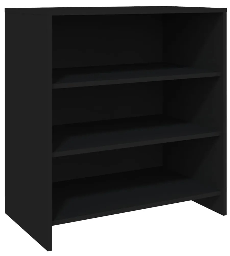 809756 vidaXL Servantă, negru, 70x40,5x75 cm, PAL