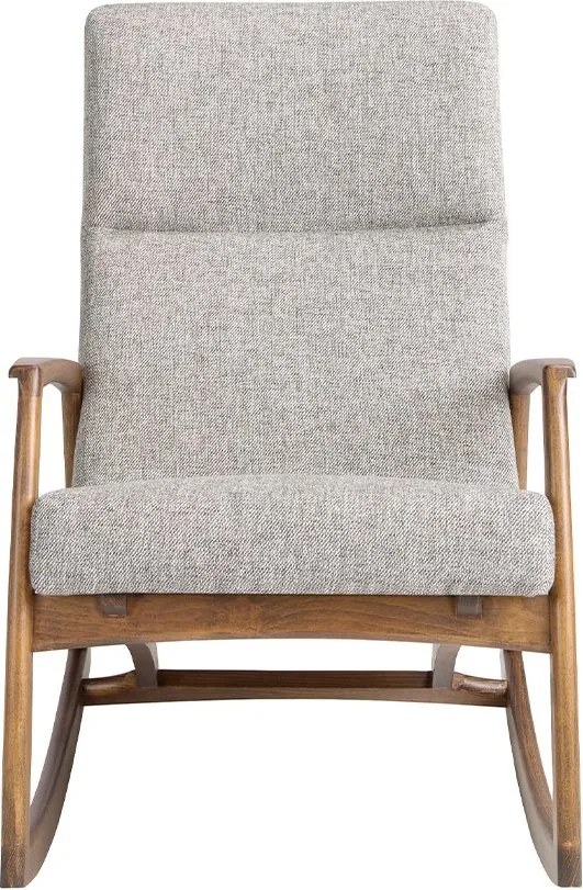 Fotoliu balansoar stil avangardist Rocking Chair gri