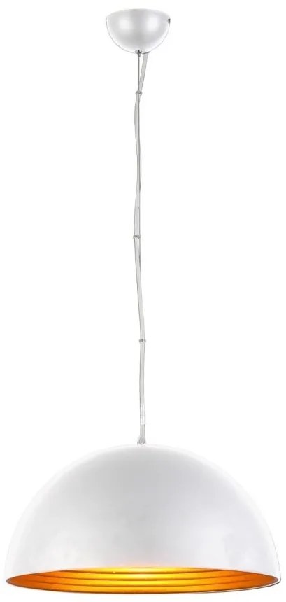 Lustra / Pendul modern design nordic 40cm MODENA alb/auriu