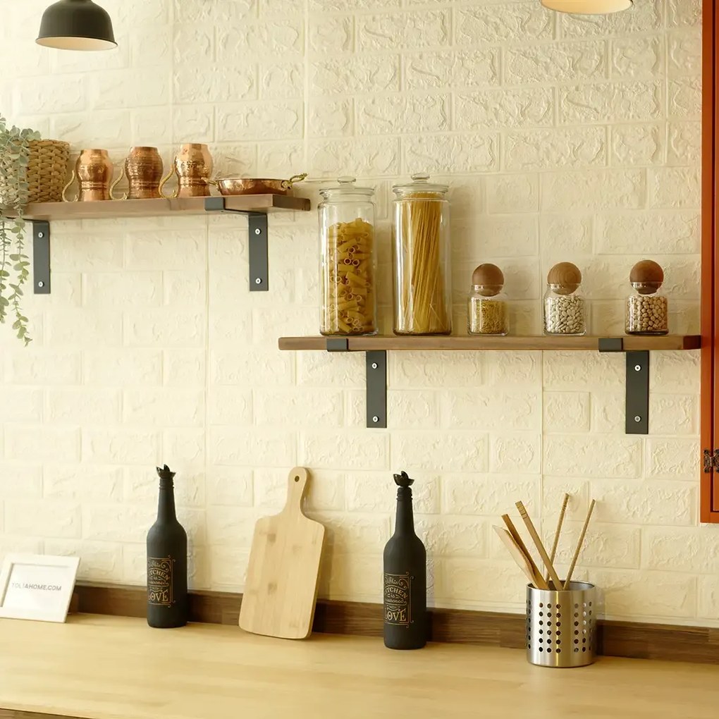 Set rafturi de perete din lemn, seria A-620, Homs, 30300