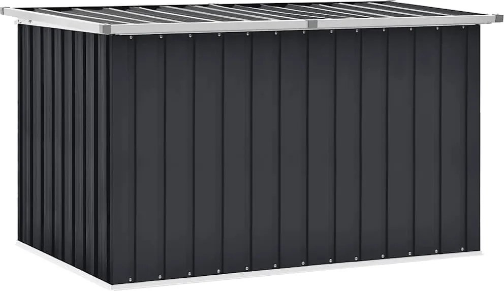 vidaXL Ladă de depozitare pentru grădină, antracit, 149 x 99 x 93 cm