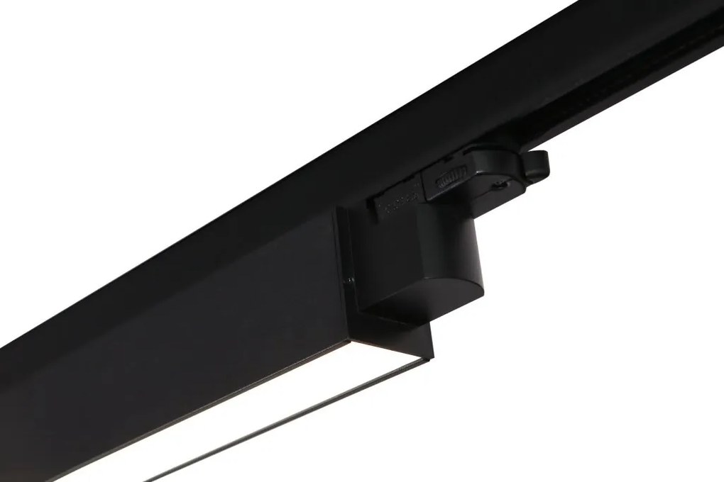 Modul liniar LED pentru sina trifazata MAXLIGHT, LINEAR TRACK BLACK