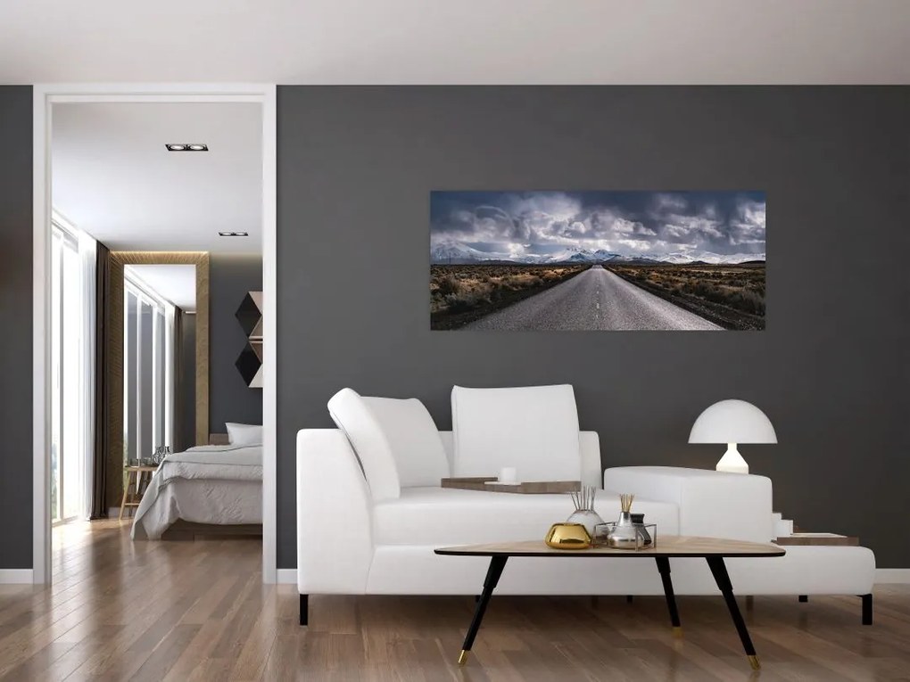 Tablou drumului în deșert (120x50 cm)