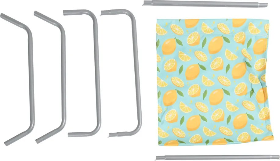 Sezlong de plaja pliabil SAND LEMON, colorat
