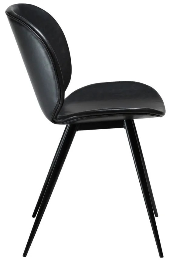 Scaun din piele artificială DAN-FORM Denmark Cloud, negru