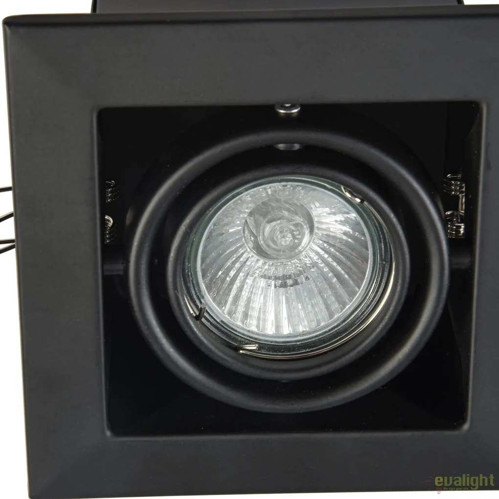 Spot incastrabil pentru tavan fals, Metal negru MYDL008-2-01-B