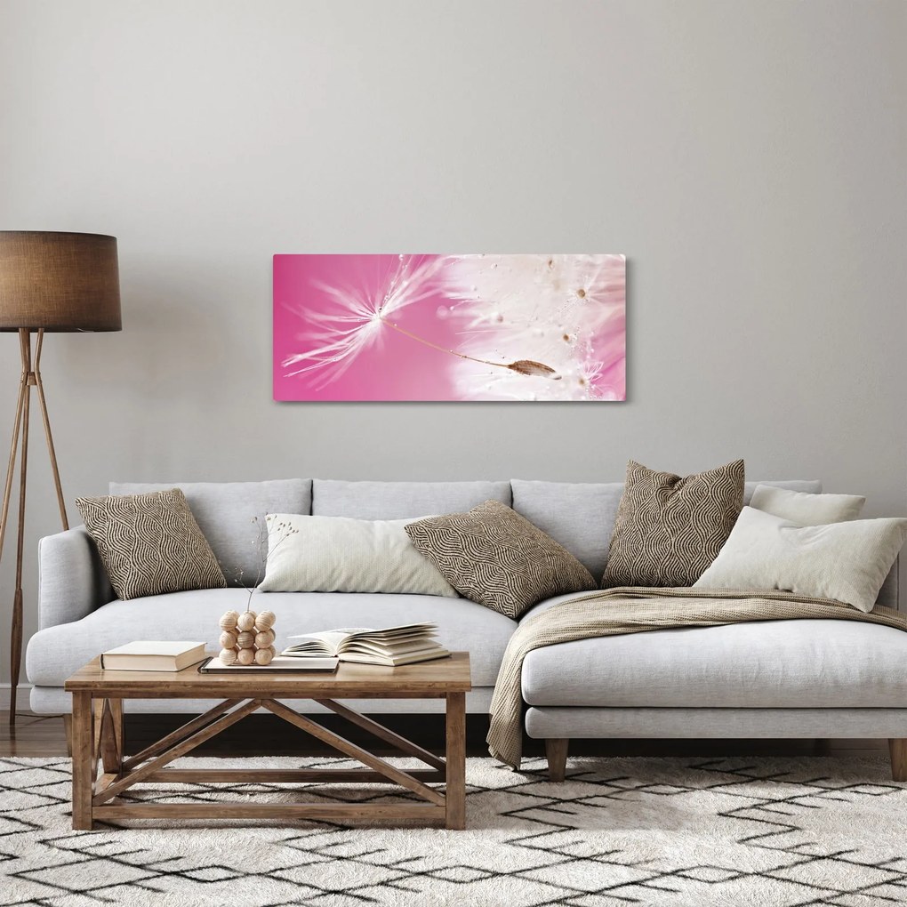 Tablou - Floare macro (120x50 cm)