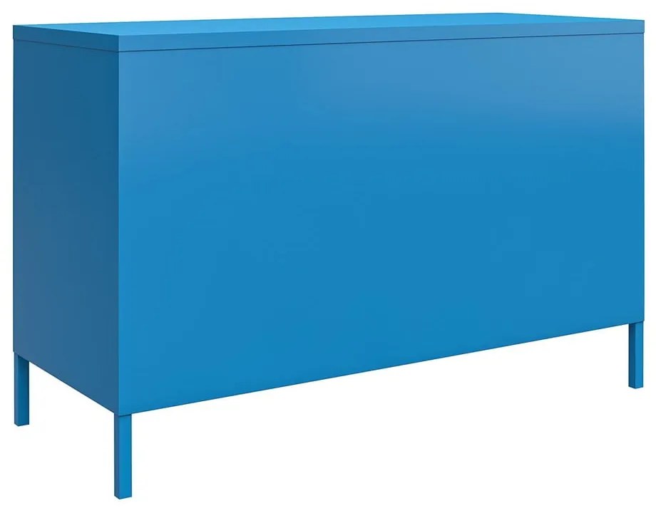 Dulap metalic albastru Novogratz Cache, 100 x 64 cm