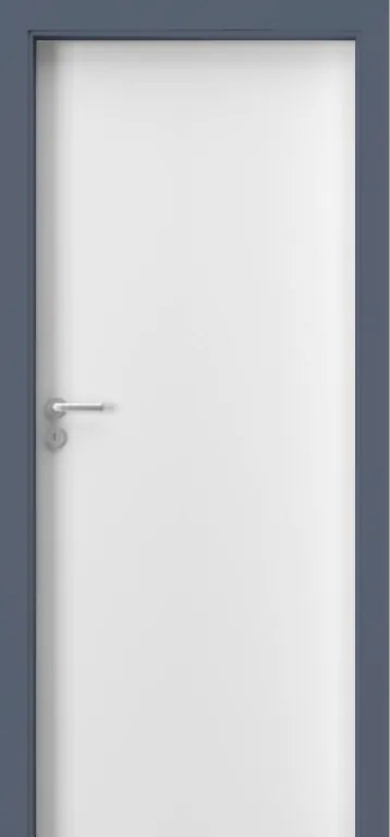 Usa alba cu toc reglabil gri antracit - HDF PORTA DECOR ST, 120-140 mm