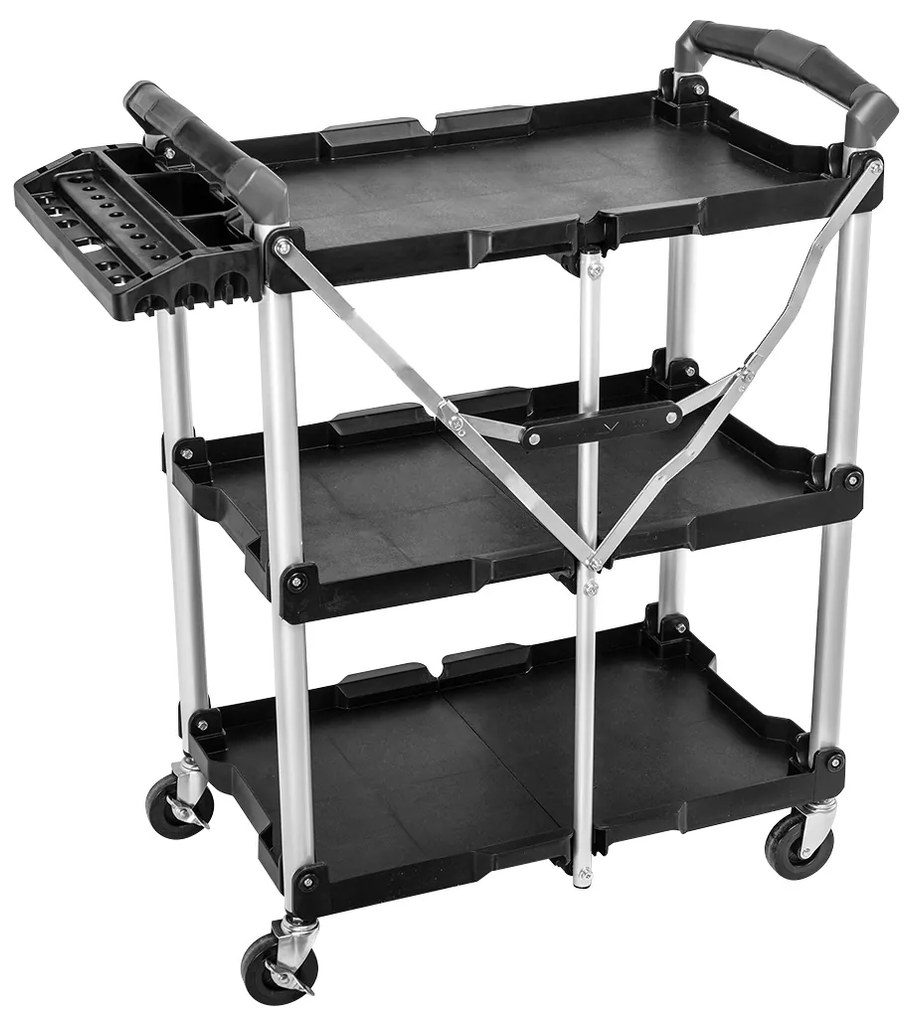 Cărucior pliabil 75 kg cu organizator 84-404