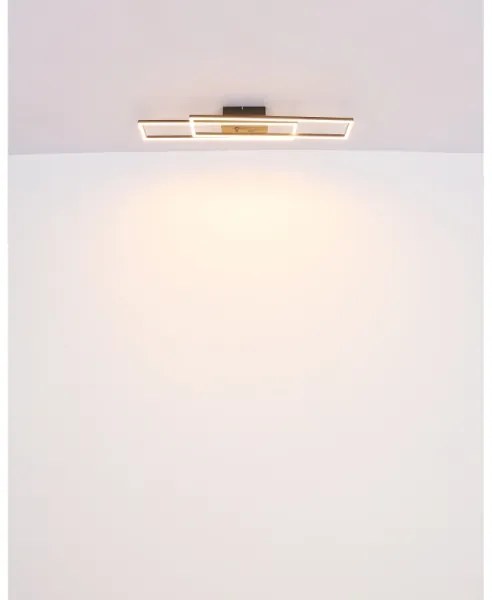 Plafonieră LED Globo 67208-30 DAKARI LED/30W/230V 3000K 60x80 cm negru