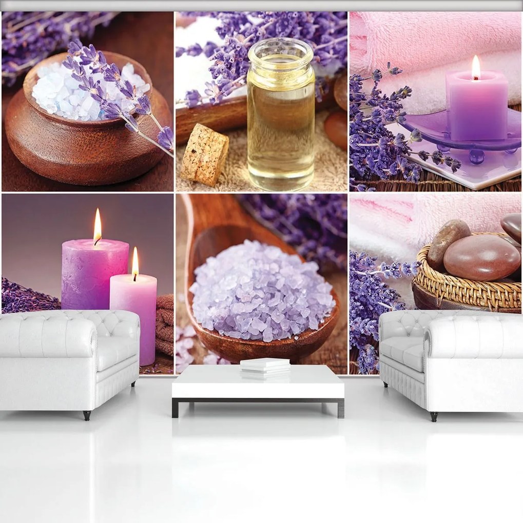 Fototapet - Lavanda - colaj (152,5x104 cm)