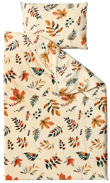 Lenjerie cocolino AUTUMNA crem Dimensiune lenjerie de pat: 70 x 90 cm | 140 x 220 cm