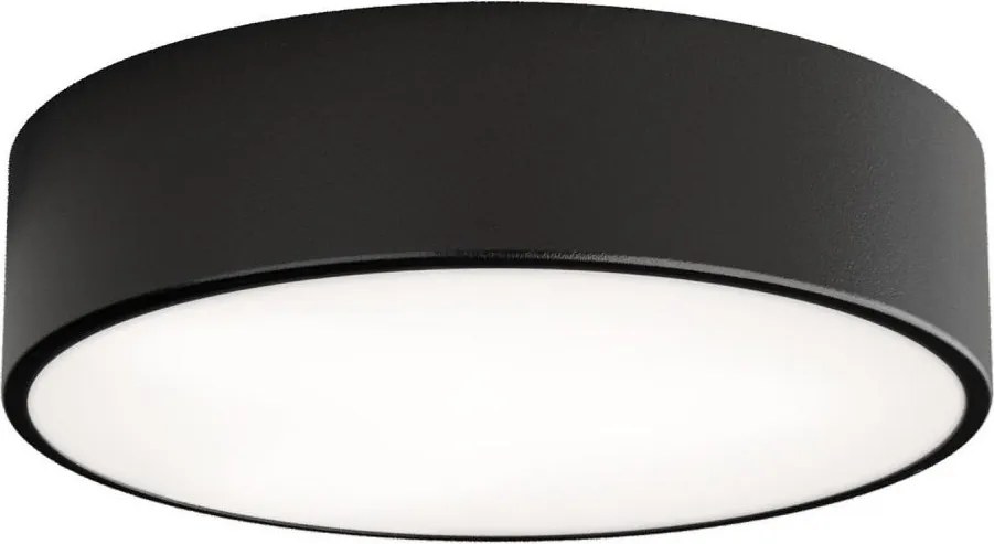 Plafonieră CLEO cu senzor, 2xE27/24W/230V, Ø 30 cm, negru