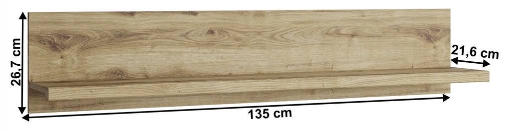 Raft 135, stejar navarra, DORSI