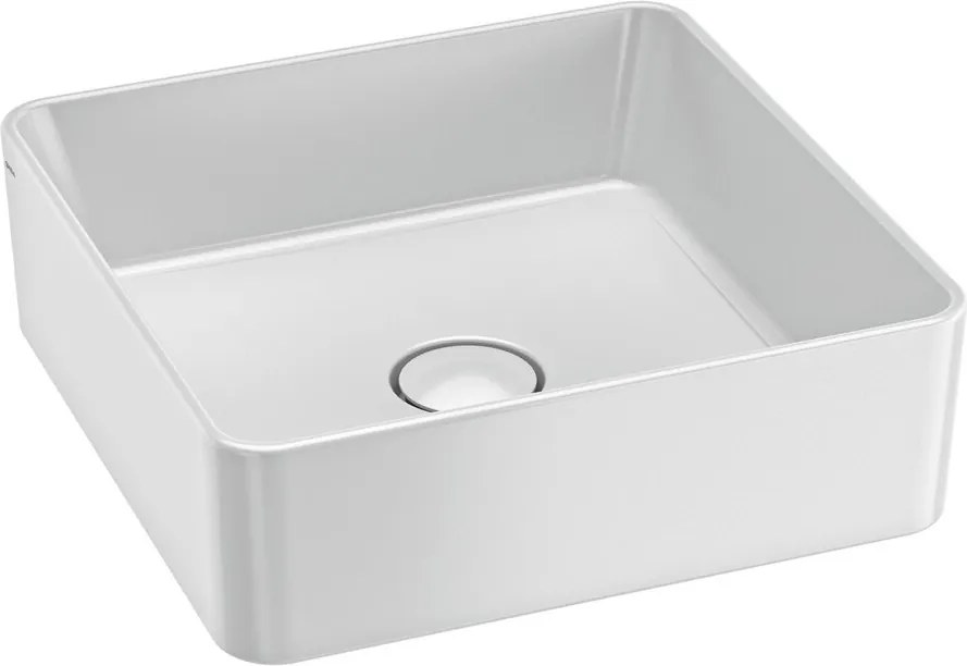 Lavoar pe blat Gala Hera finisaj alb lucios 38x38 cm