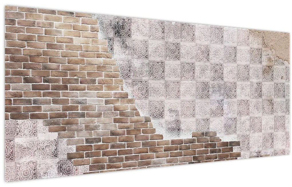Tablou - Perete de cărămidă (120x50 cm)