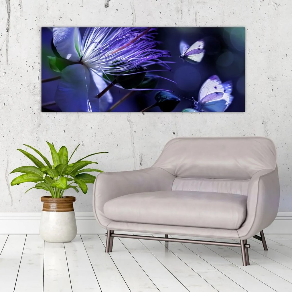 Tablou - Floare tropicală (120x50 cm)