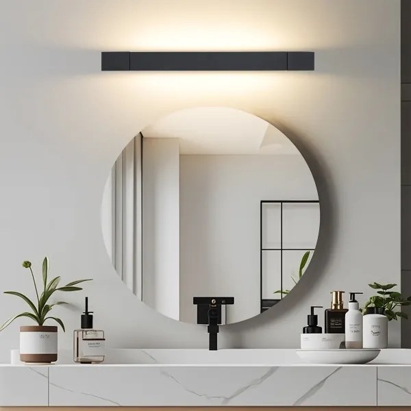 Brilagi-LED Aplică pentru oglindă de baie AQUA LINE LED/12W/230V 45 cm IP44 neagră