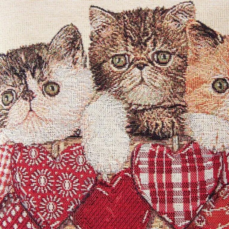 decoDoma Faţă pernuţă în stil goblen PISOI, 45 x 45 cm